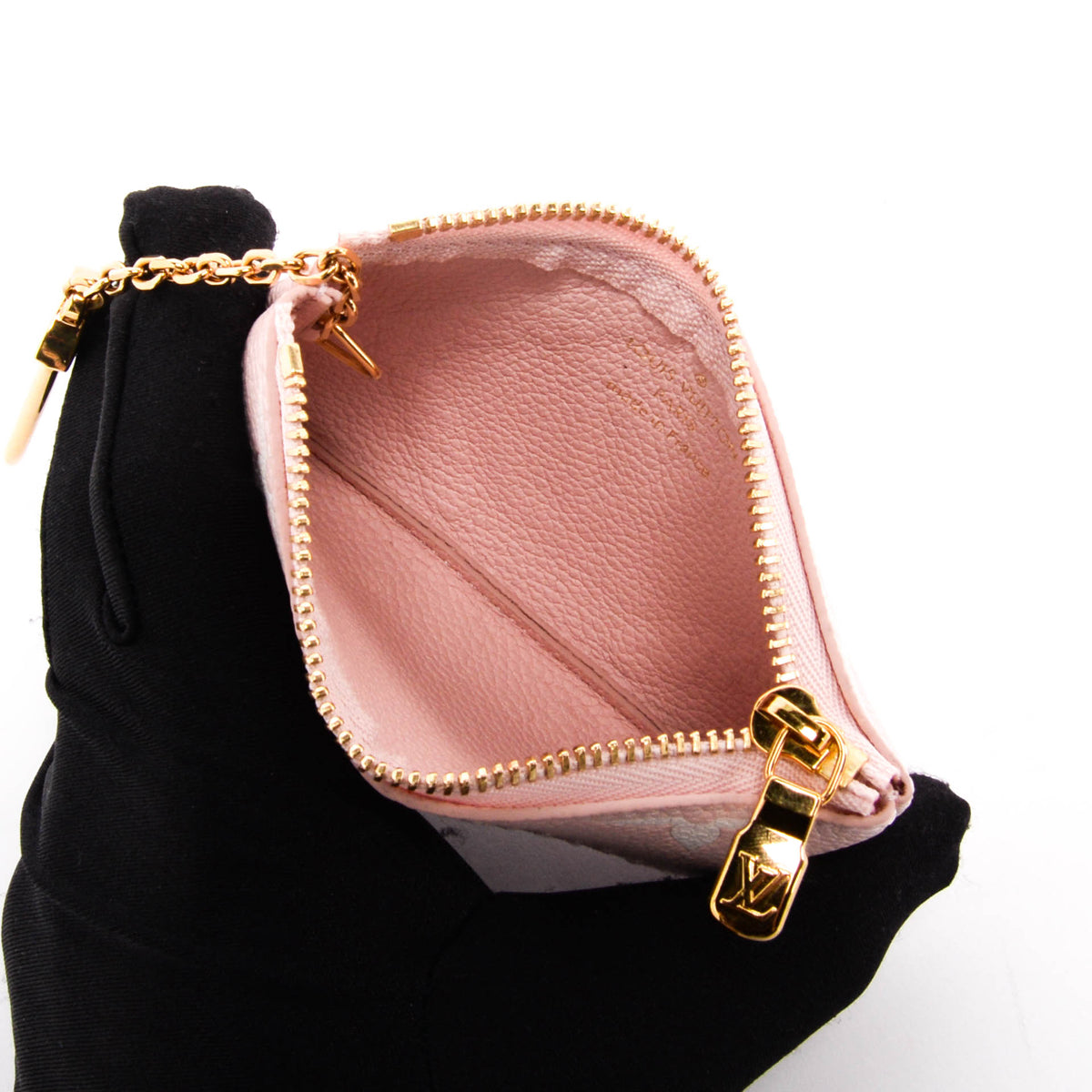 Louis Vuitton Pink Empreinte Monogram Giant Broderies Key Case
