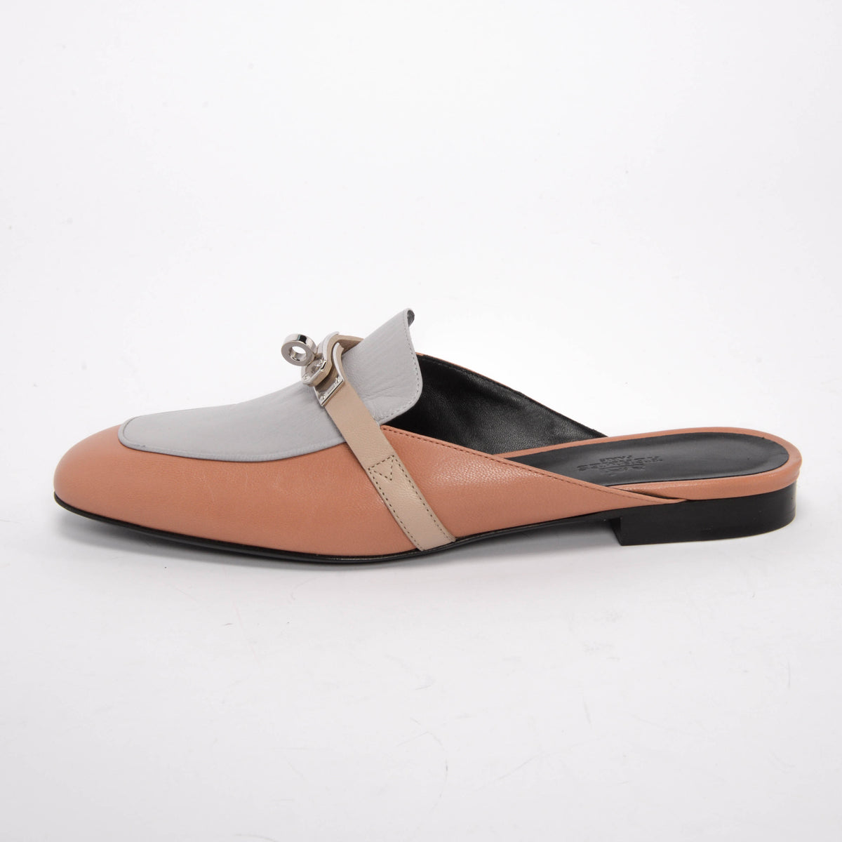 Hermes Tri-Colour Goatskin Oz Mules 38.5