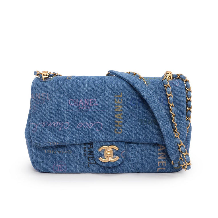 Chanel Blue Denim Mood Shoulder Bag