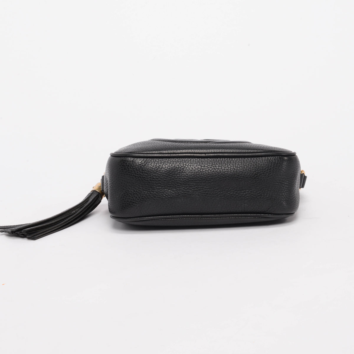 Gucci Black Grained Leather Soho Disco Bag