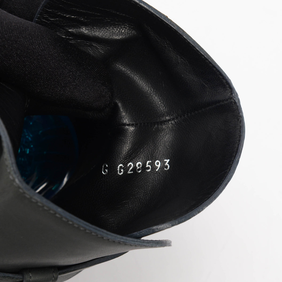 Chanel Army Green Lambskin Biker Ankle Boots 38