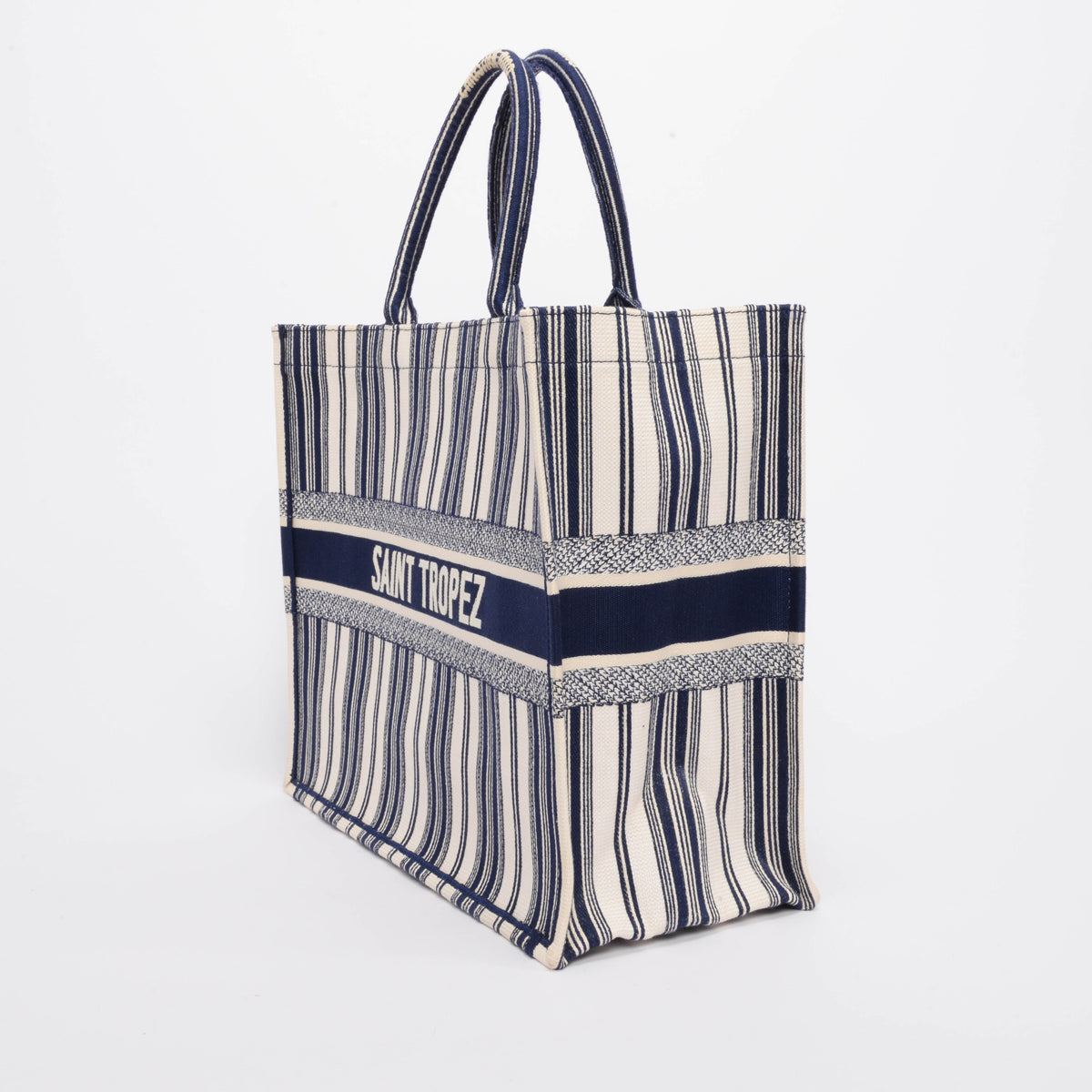 Dior Navy Dioriviera Saint Tropez Large Book Tote