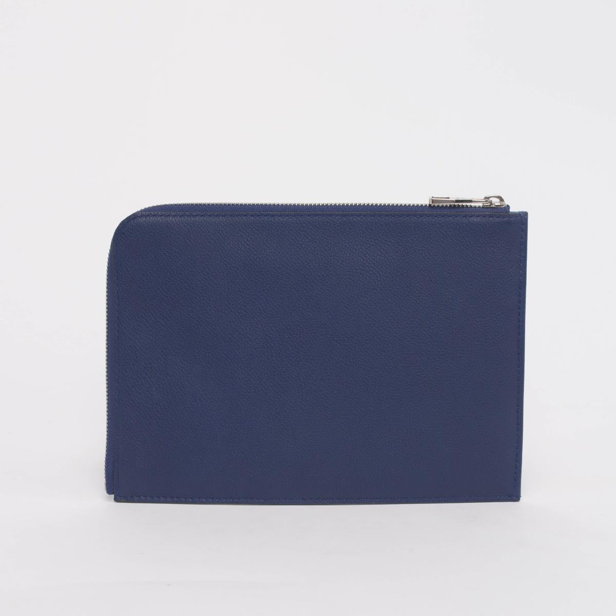 Louis Vuitton Indigo Grained Leather Pochette Jules PM Pouch