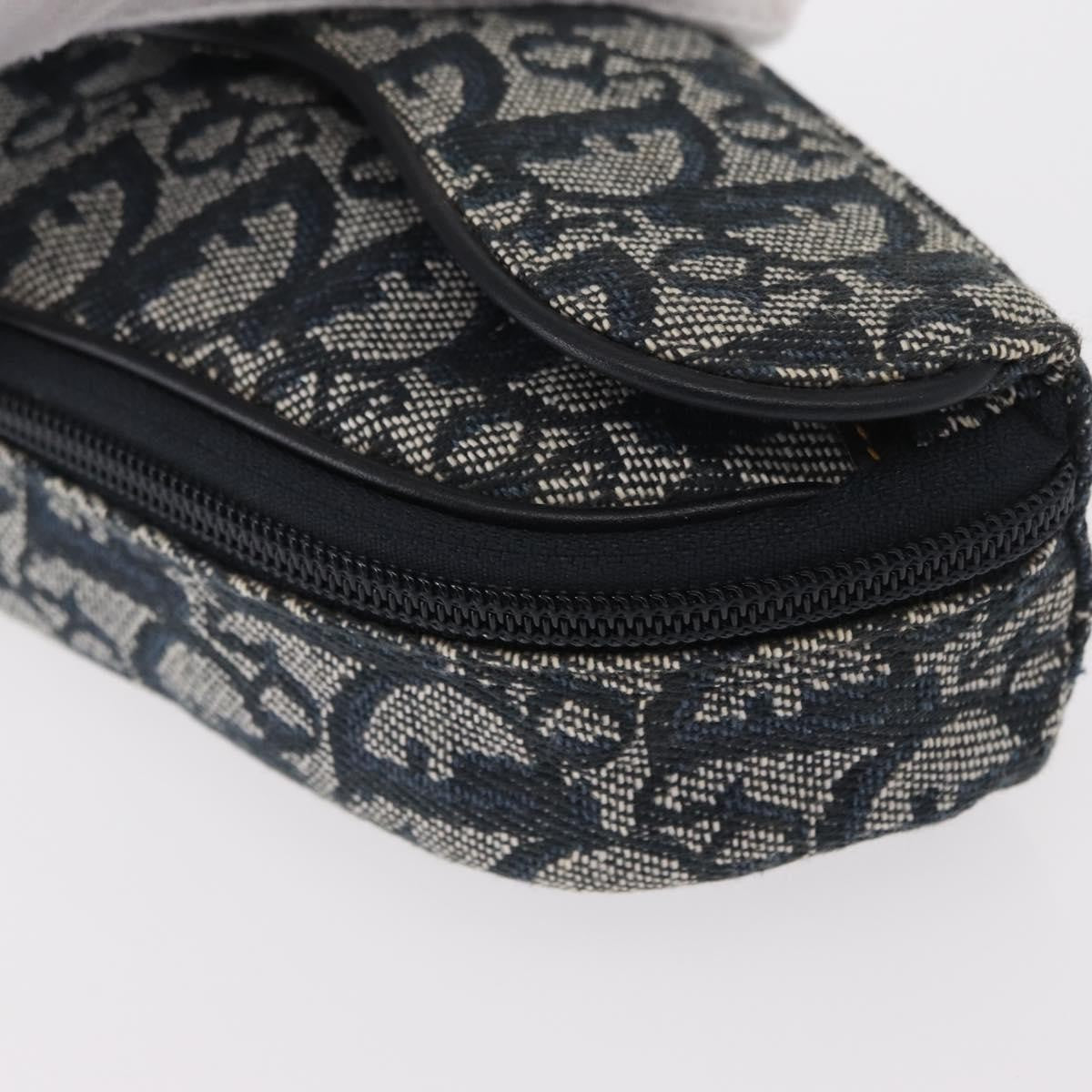 Dior Blue Diorissimo Saddle Cosmetic Pouch