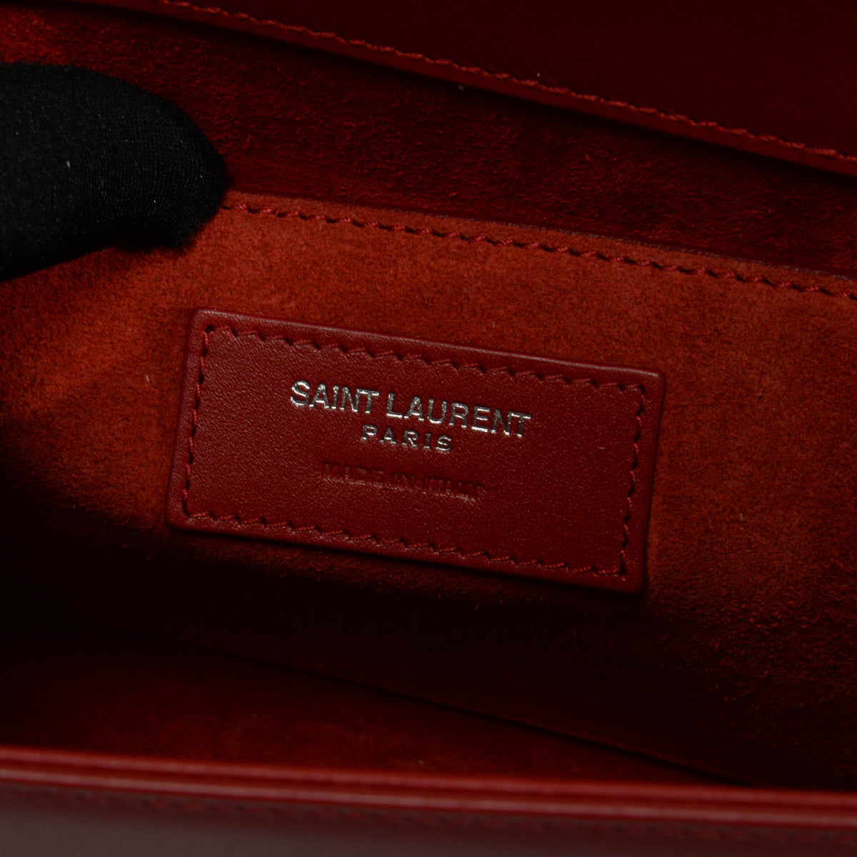 Saint Laurent Red Calfskin Medium Kate Tassel Bag