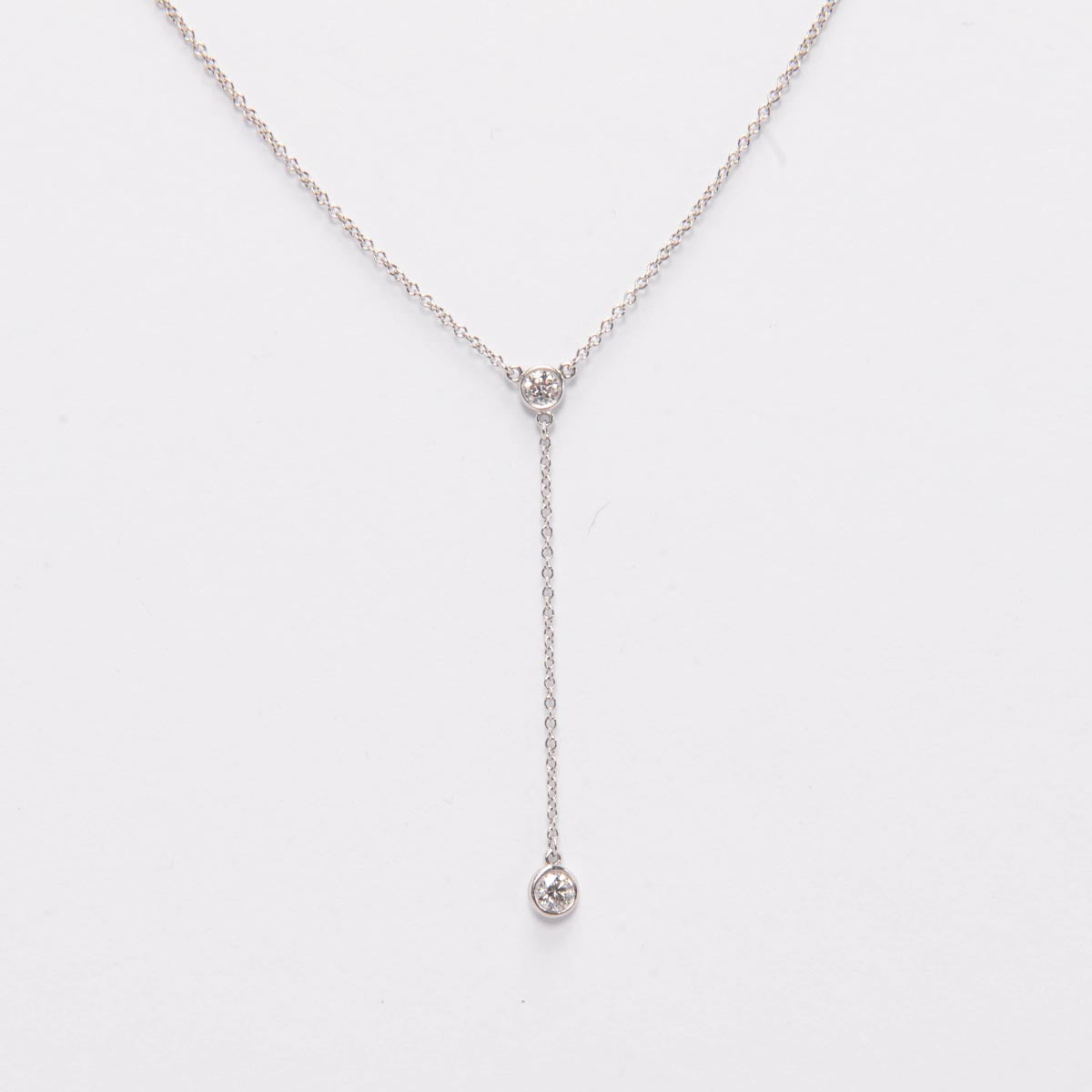 Tiffany & Co Platinum Diamonds By The Yard Necklace