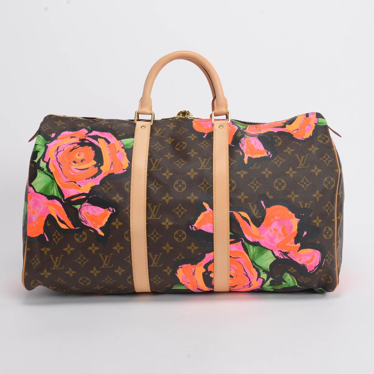 Louis Vuitton x Stephen Sprouse Monogram Roses Keepall 50