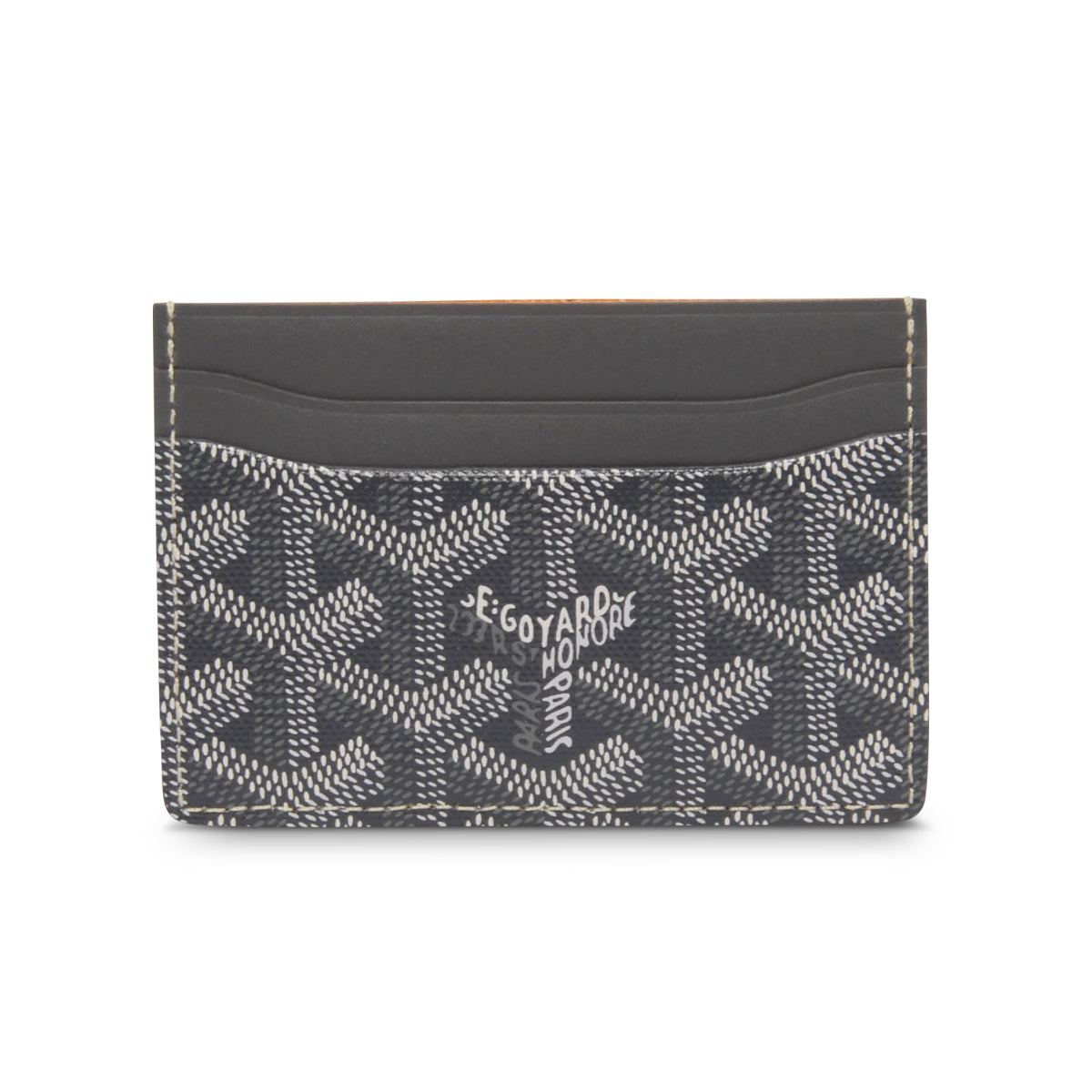 Goyard Grey Goyardine Saint-Sulpice Card Holder