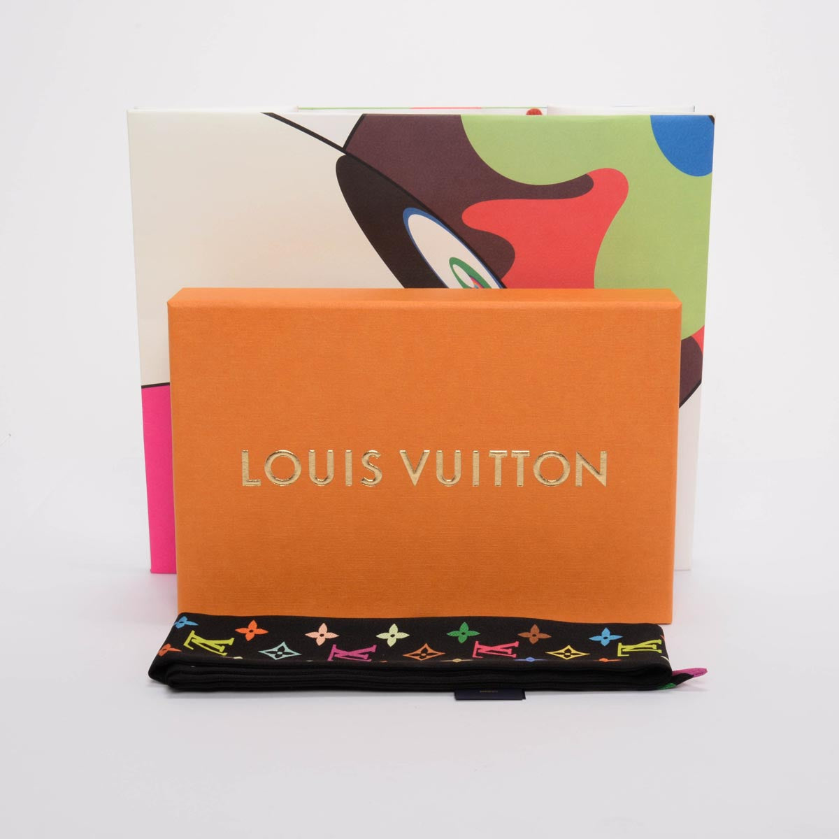 Louis Vuitton Black Monogram Multicolour BB Bandeau