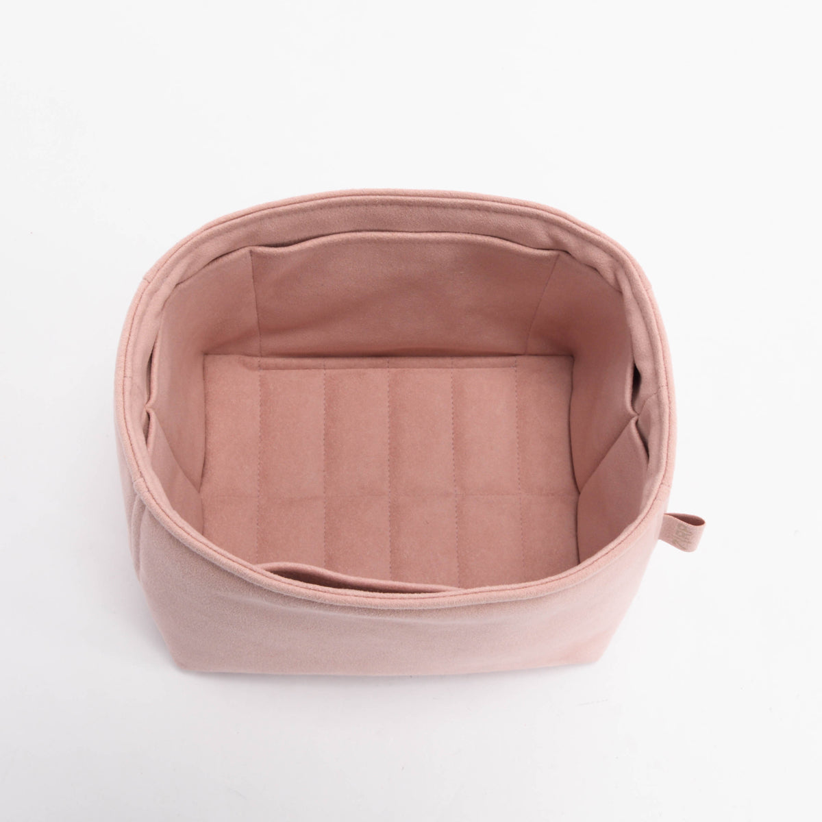 7 Rue Paradis Blush Alcantara Picotin 18 Bag Insert