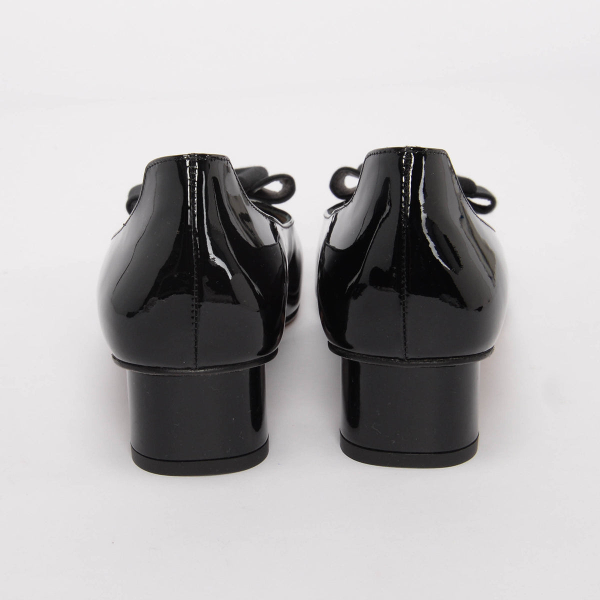 Dior Black Patent Idylle Ballet Pumps 37.5