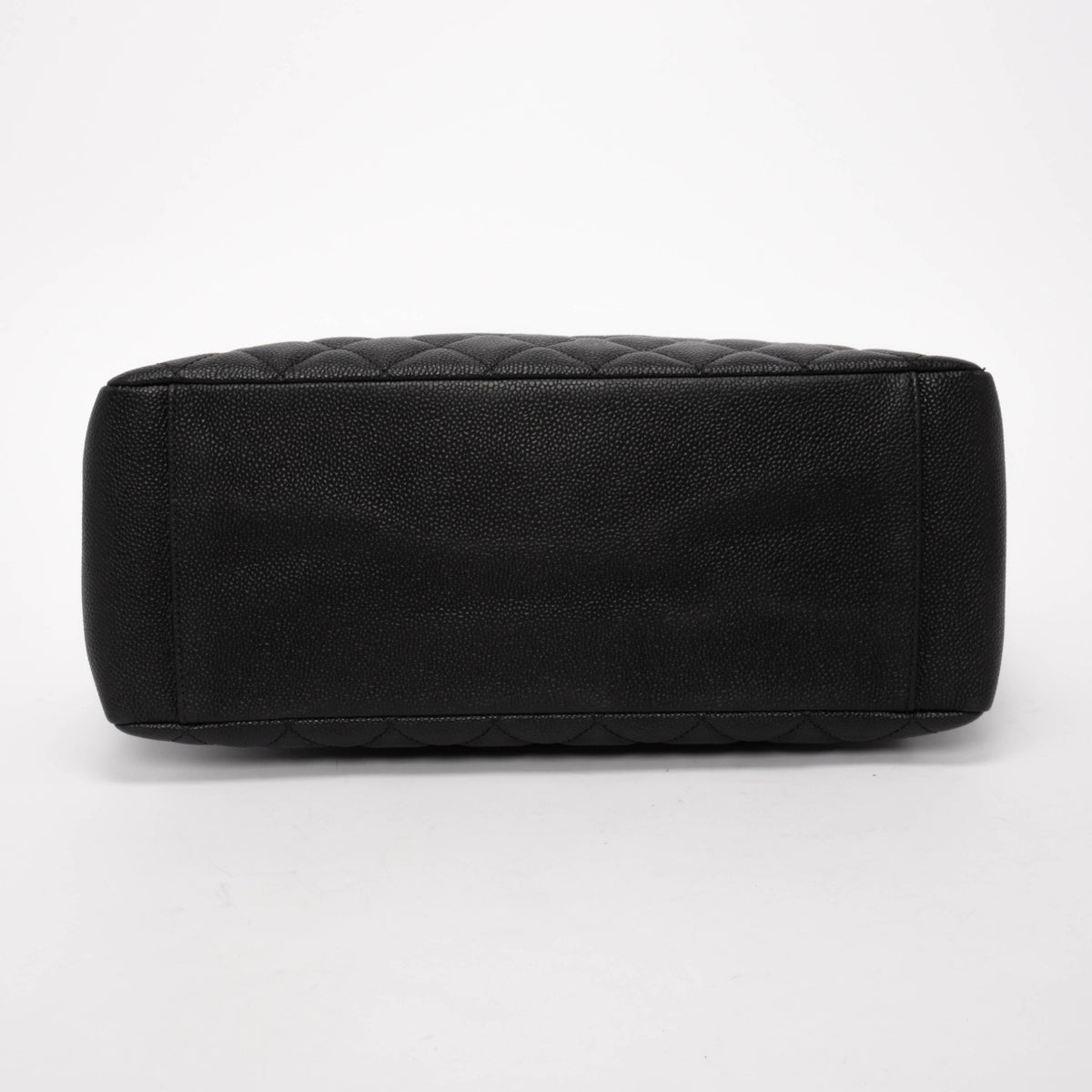 Chanel Black Quilted Caviar Grand Shopping Tote