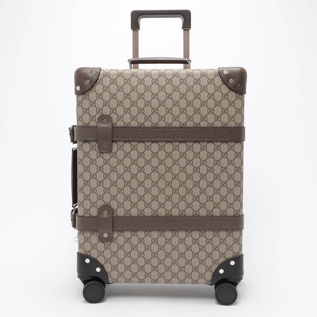 Gucci x Globe Trotter GG Supreme Cabin Size Rolling Luggage