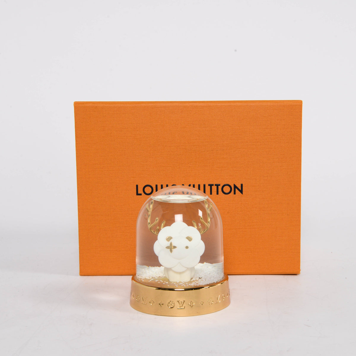 Louis Vuitton Gold Petula Snowglobe