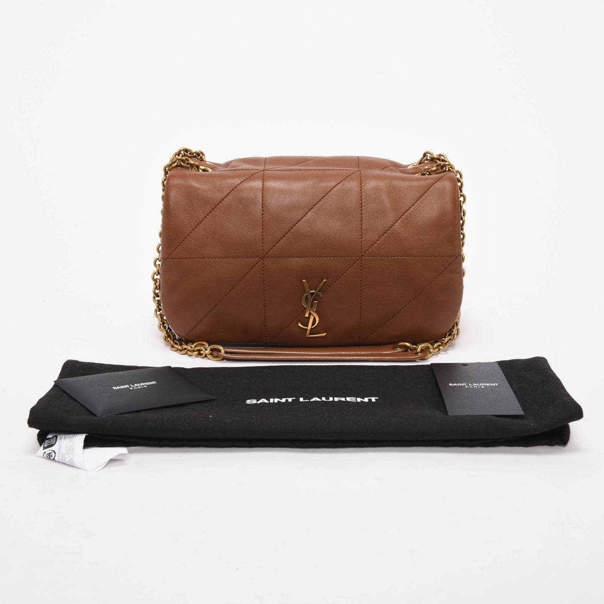 Saint Laurent Light Fox Quilted Lambskin Small Jamie 4.3 Bag