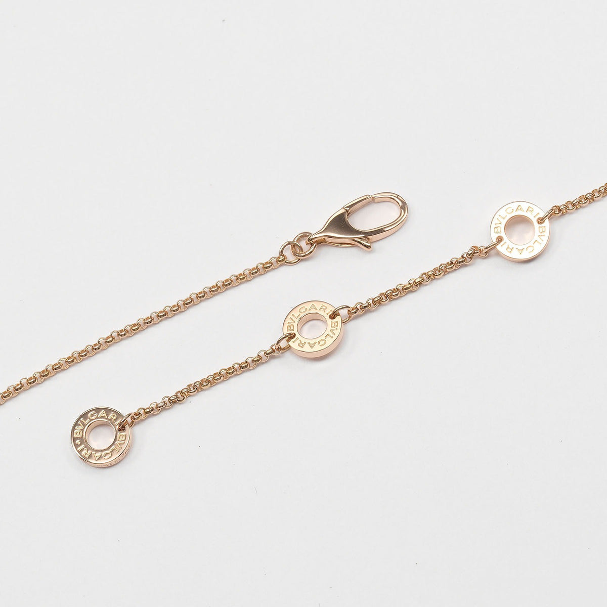 Bulgari B.Zero1 18K Rose Gold with Diamonds Pendant