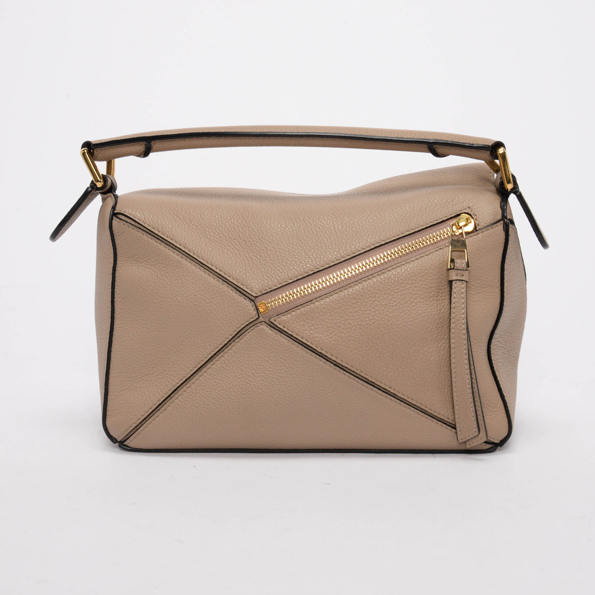 Loewe Sand Grained Calfskin Small Puzzle Bag