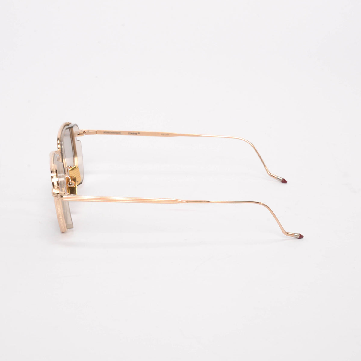 Jacques Marie Mage Gold Atkins D-Frame Sunglasses