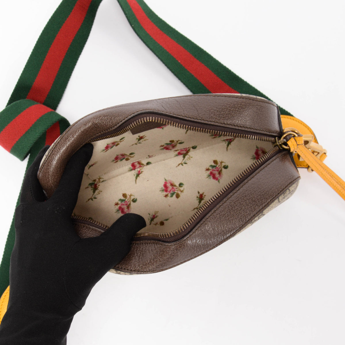 Gucci Brown GG Supreme Neo Vintage Camera Bag