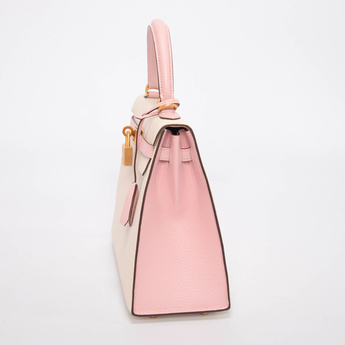 Hermes HSS Craie & Rose Sakura Chevre Mysore Kelly 25