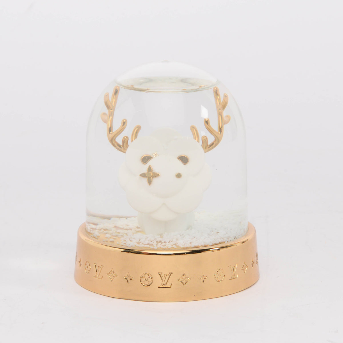 Louis Vuitton Gold Petula Snowglobe