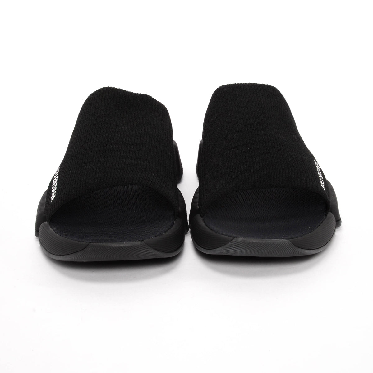 Balenciaga Black Knit Speed 2.0 Slides 42