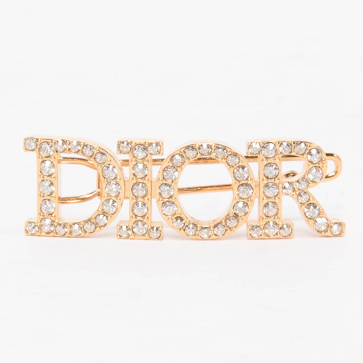 Dior Gold Crystal Dio(R)evolution Hair Clip