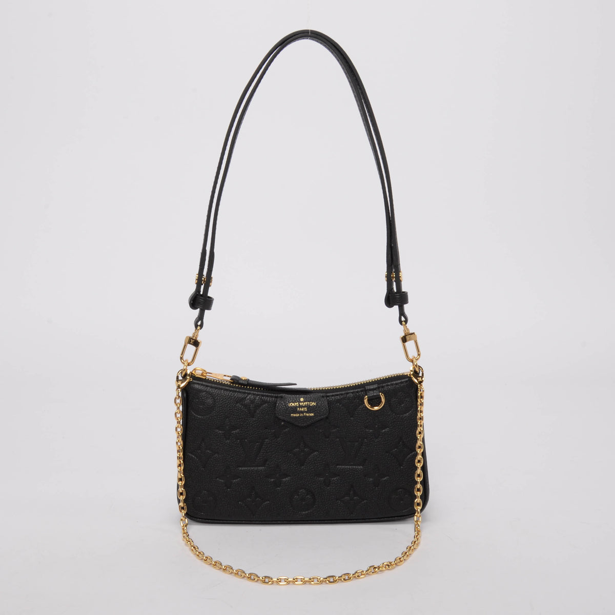 Louis Vuitton Black Monogram Empreinte Easy Pouch on Strap