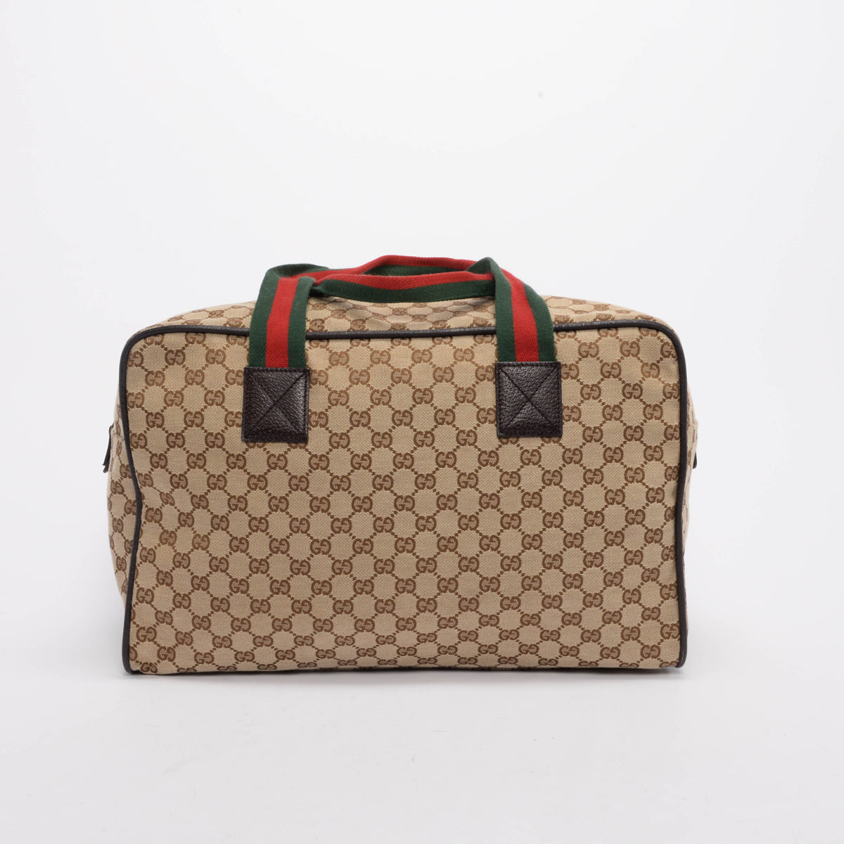 Gucci GG Canvas Web Medium Carry-On Duffle Bag