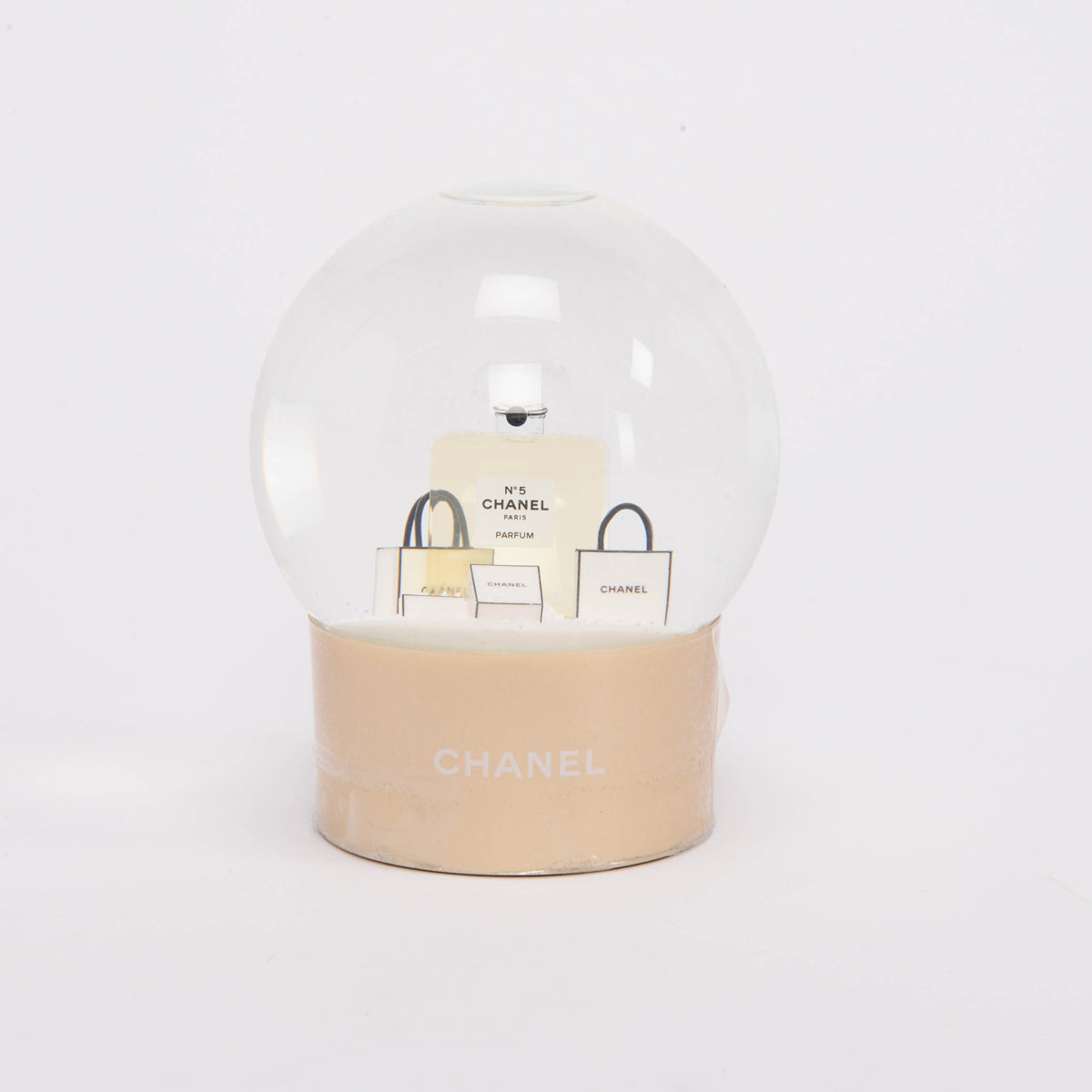 Chanel Gold No. 5 Snow Globe