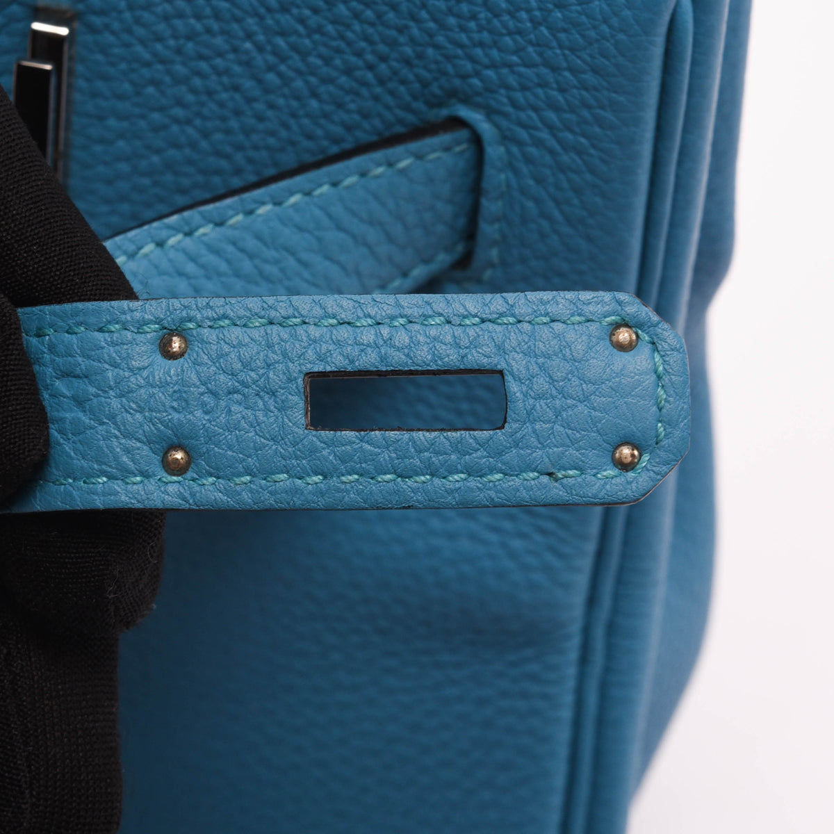 Hermes Blue Paon Togo Birkin 35 PHW