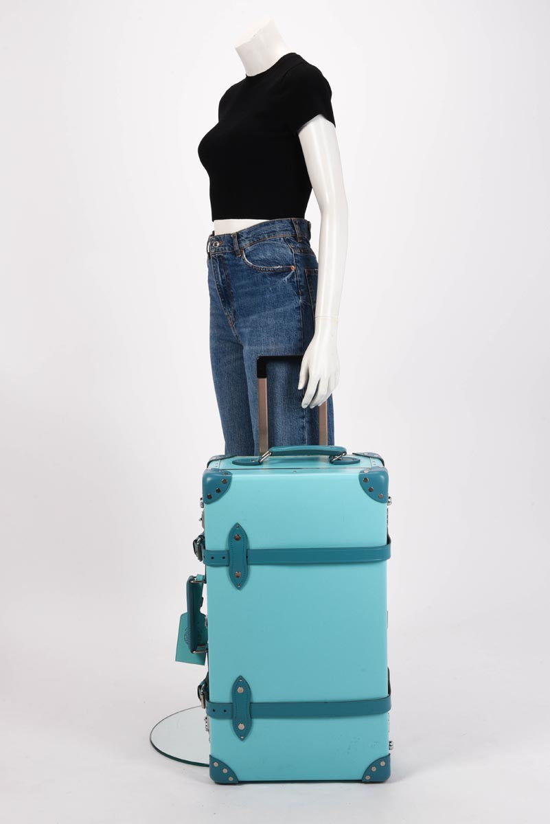 Tiffany & Co x Globe Trotter Tiffany Blue Rolling Luggage