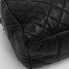 Chanel Black Caviar Coco Cocoon Large Tote - Blue Spinach