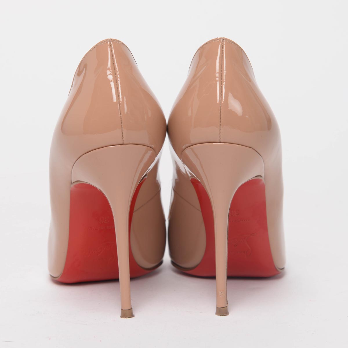 Christian Louboutin Nude Patent Completa Pumps 36