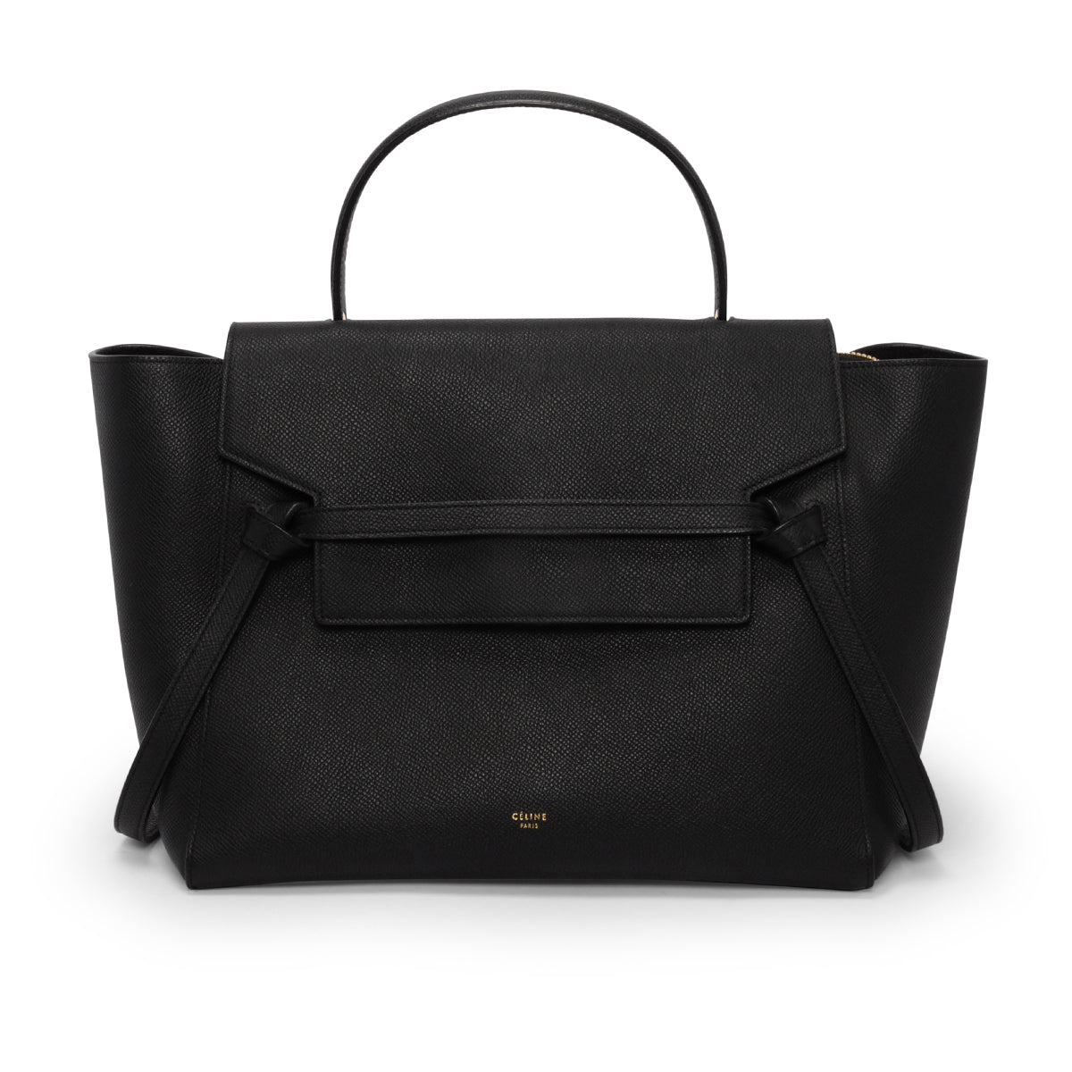 Celine Black Grained Calfskin Mini Belt Bag