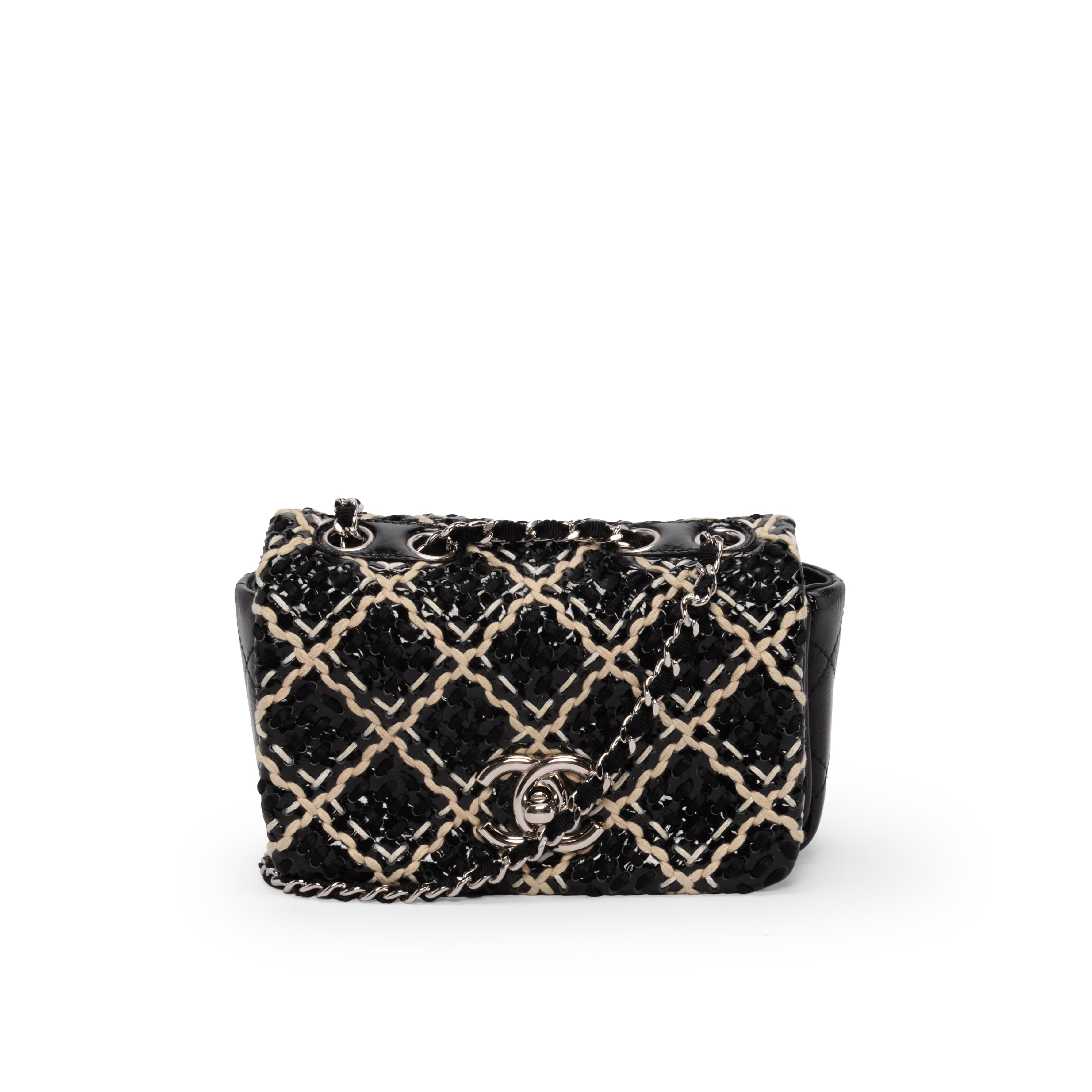 Woven chanel bag sale