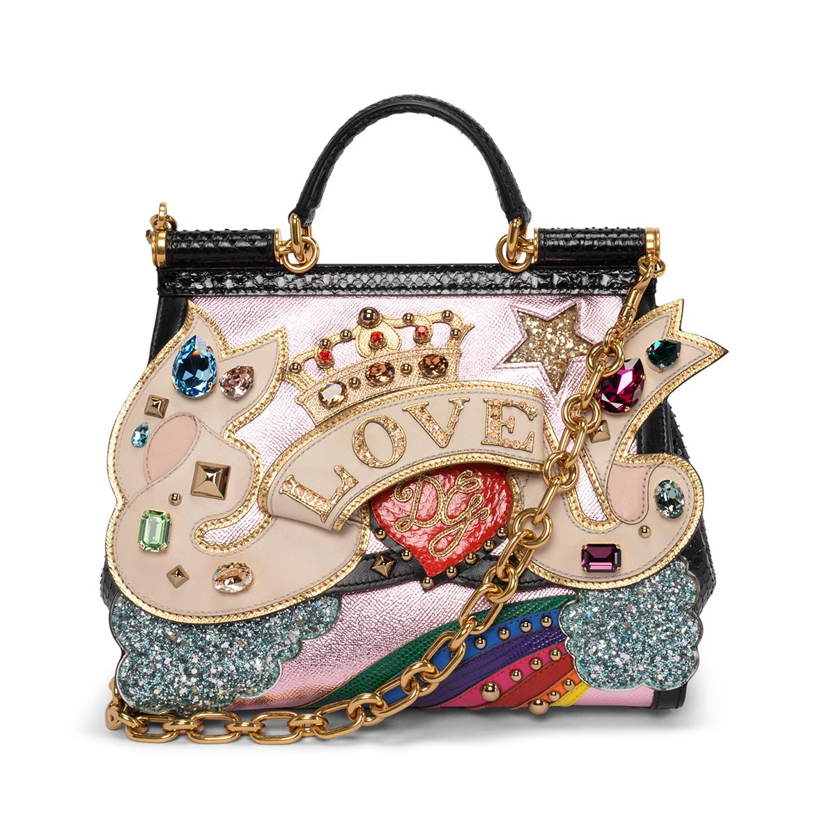 Dolce & Gabbana Multi-Colour Sicily Love Bag