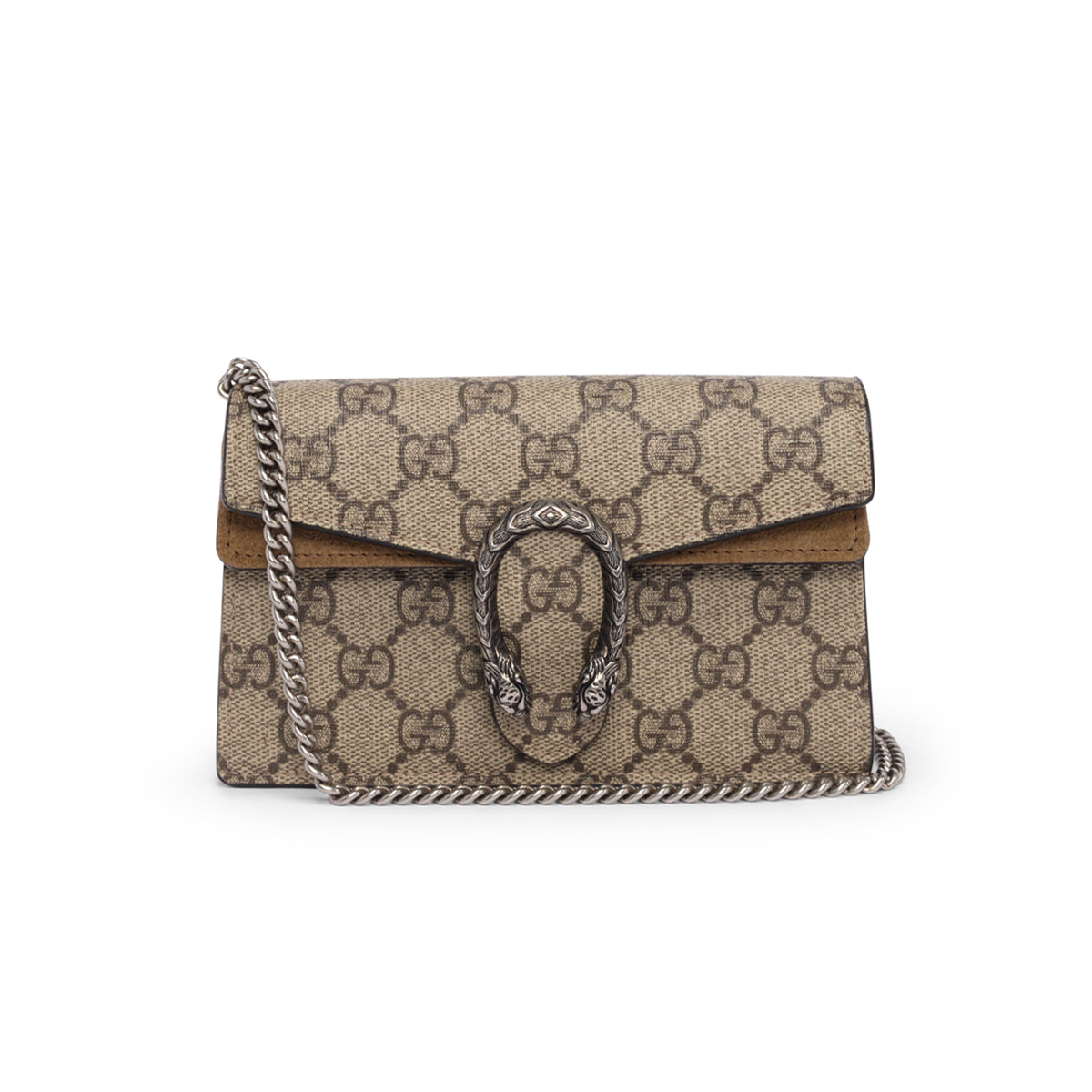 Gucci Beige GG Supreme Super Mini Dionysus Bag