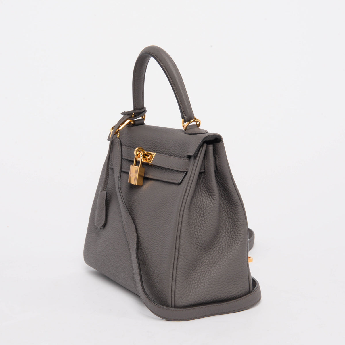 Hermes Gris Etain Togo Kelly 25 GHW