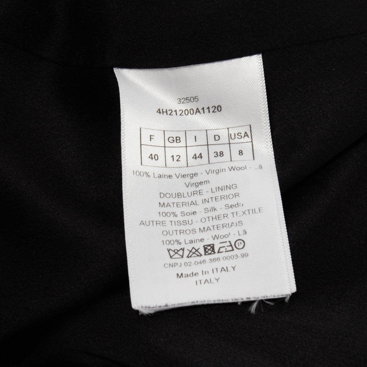 Dior Burgundy Wool D.B. Longline Blazer FR 40