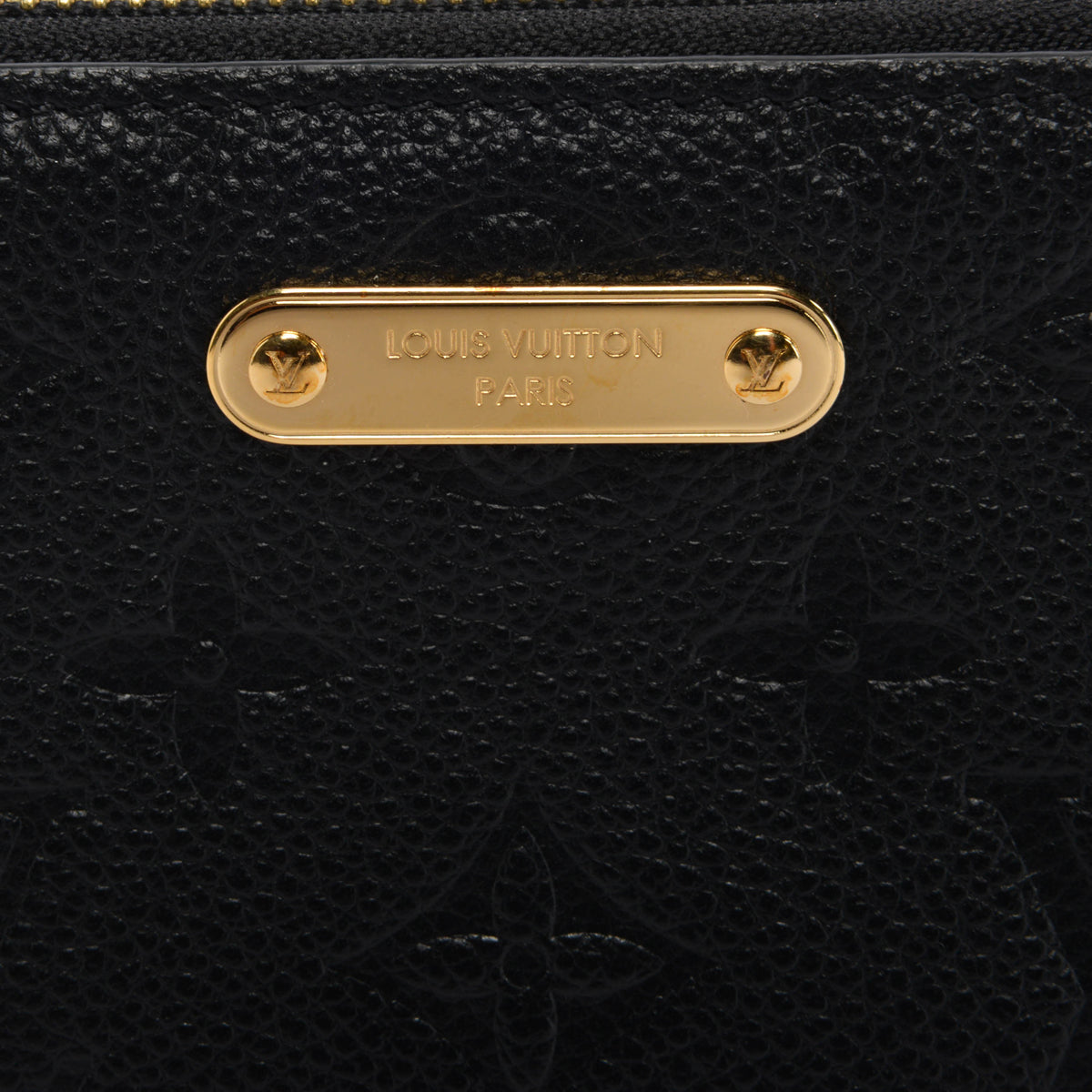 Louis Vuitton Black Monogram Empreinte Margot Wallet