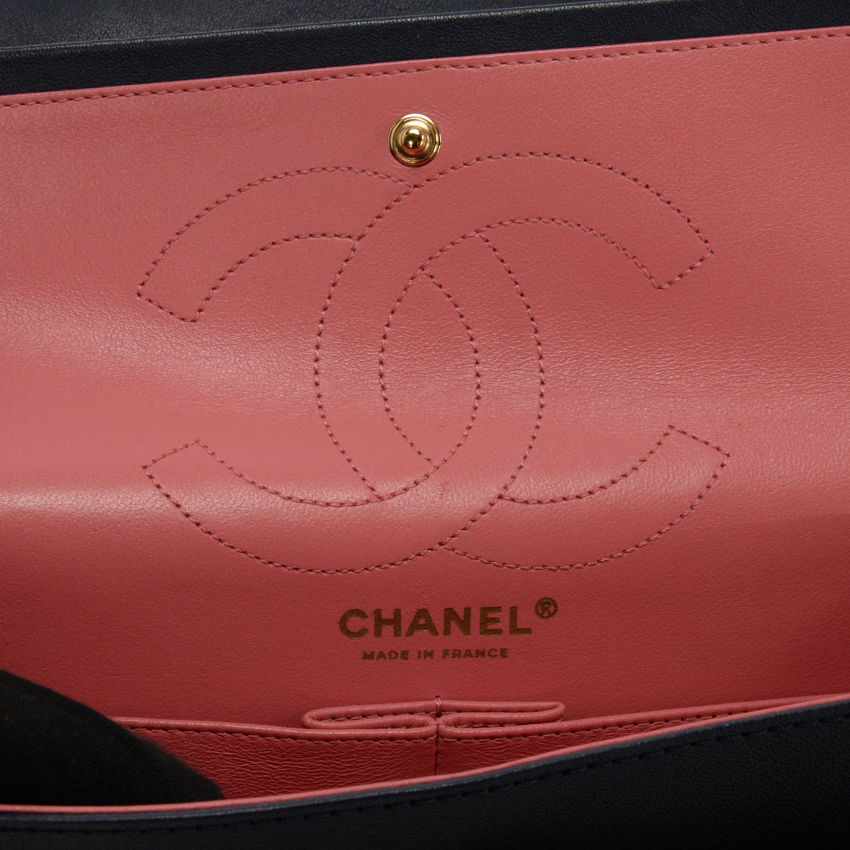 Chanel Navy Chevron Sheepskin 2.55 Reissue 226 Flap Bag