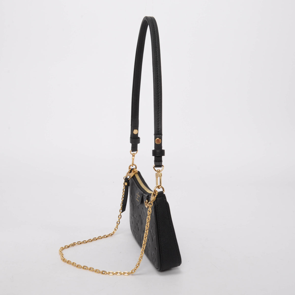 Louis Vuitton Black Monogram Empreinte Easy Pouch on Strap