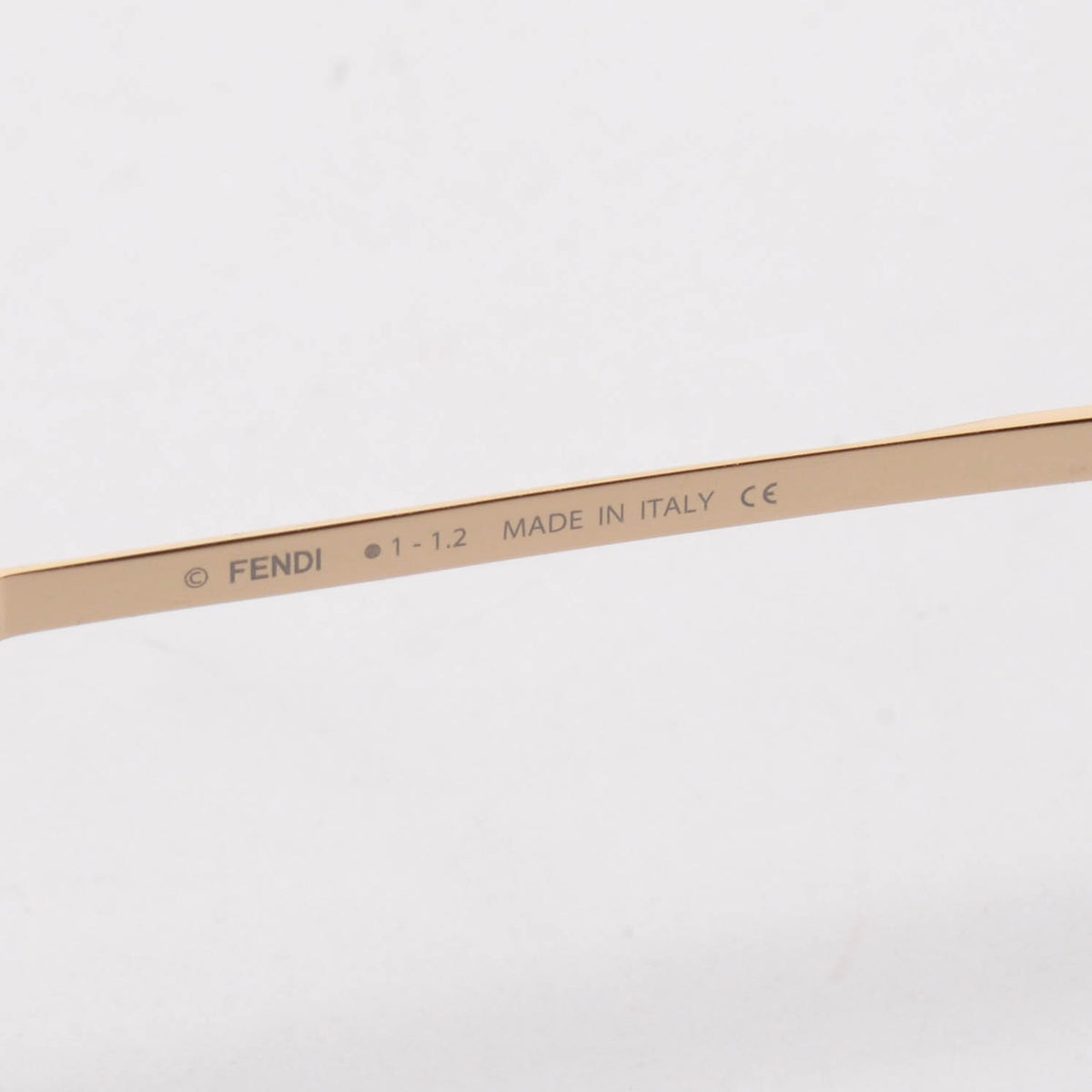 Fendi Green Acetate FF Aviator Sunglasses