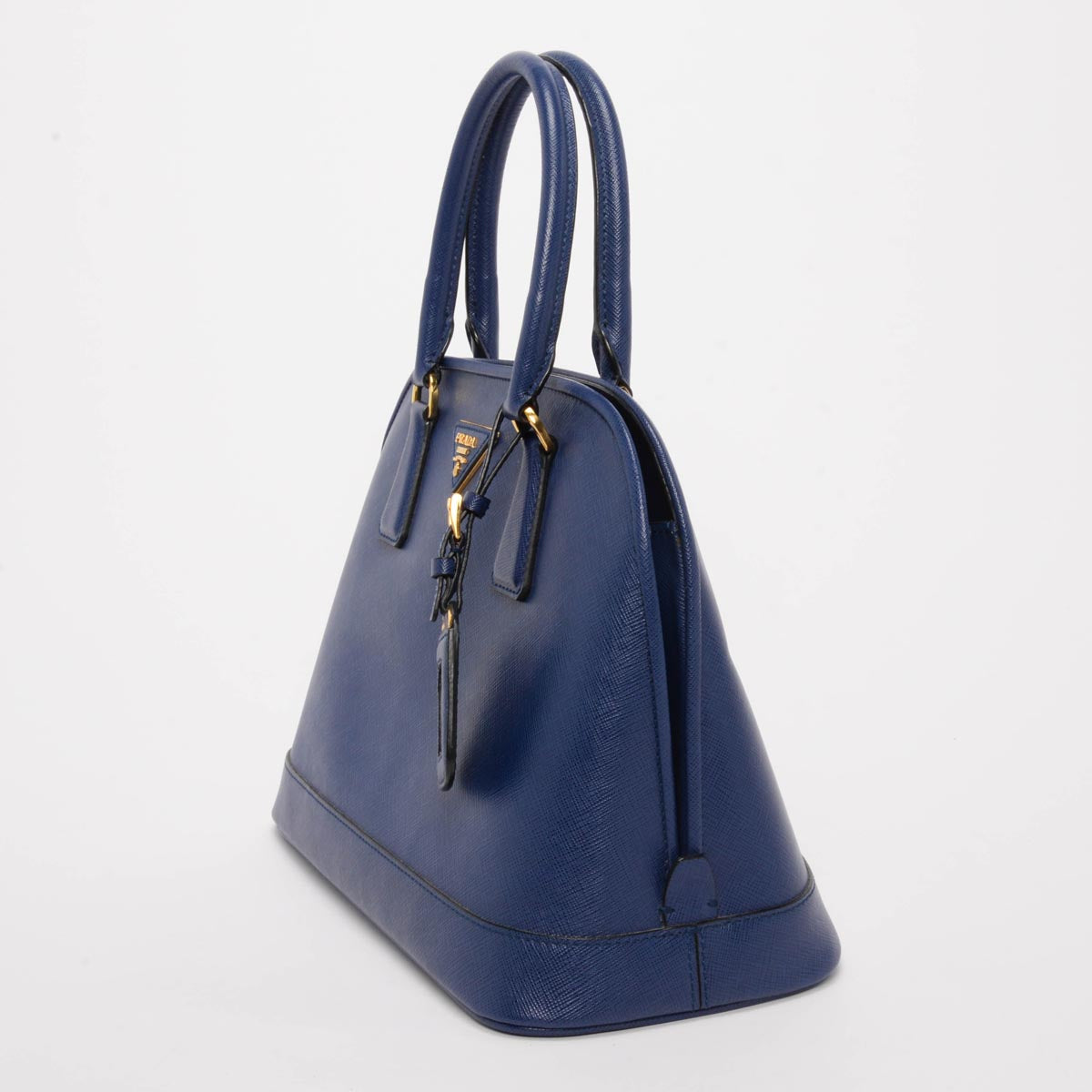 Prada Bluette Saffiano Small Promenade Tote