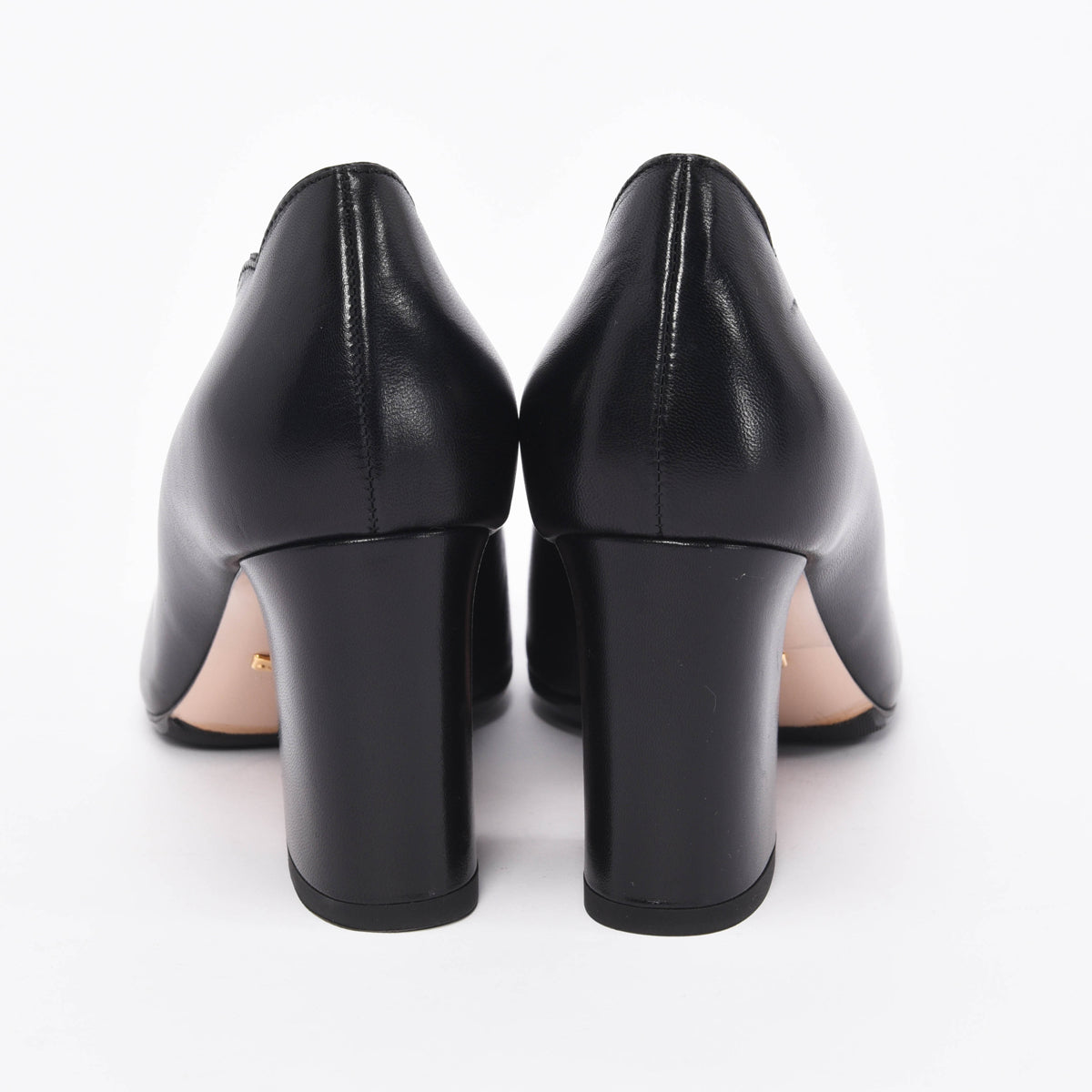 Gucci Black Pearl Embellished Willow Loafer Pumps 36