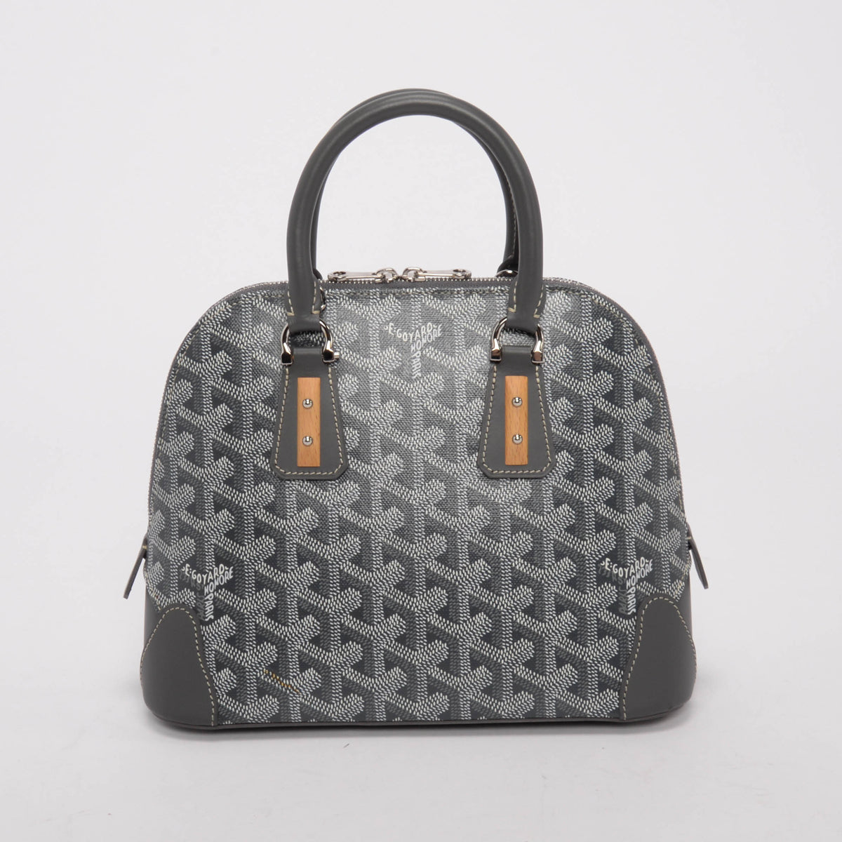 Goyard Gris Goyardine Mini Vendome Bag