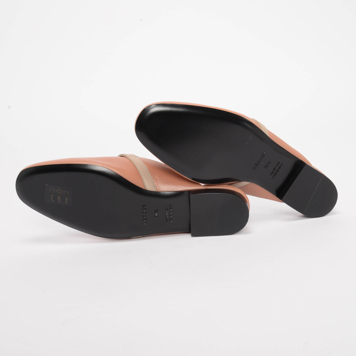 Hermes Tri-Colour Goatskin Oz Mules 38.5