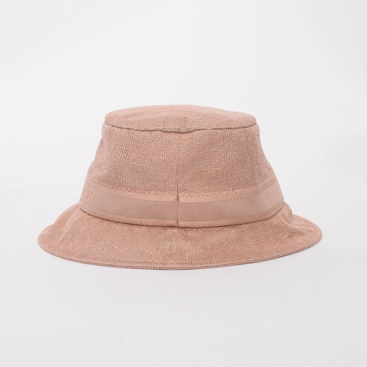 Dior Pink Cotton Logo Embroidered Bucket Hat
