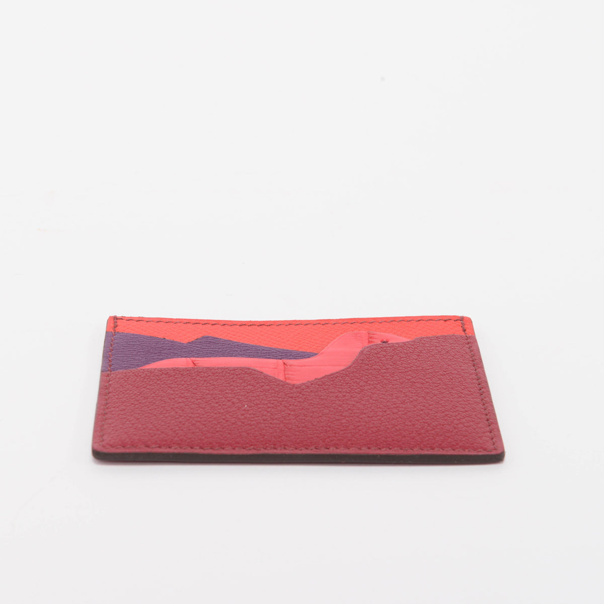 Hermes Multicolour Chevre & Alligator Histoire Naturelle Card Holder